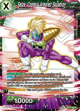 Salza, Cooler's Armored Squadron (BT17-062) - Ultimate Squad Foil