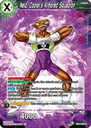 Neiz, Cooler's Armored Squadron (BT17-064) - Ultimate Squad