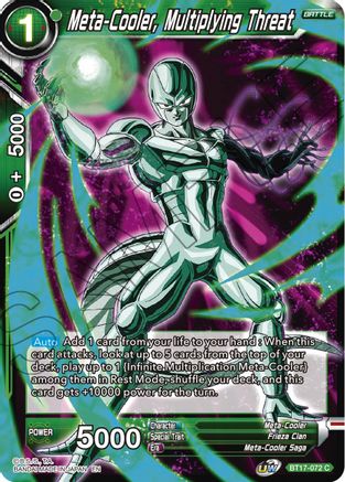 Meta-Cooler, Multiplying Threat (BT17-072) - Ultimate Squad