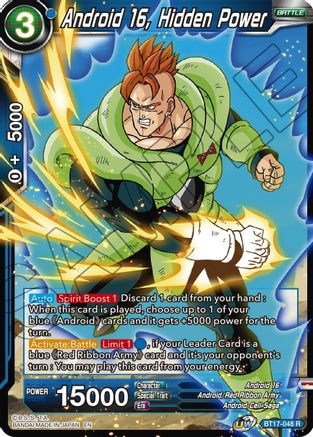 Android 16, Hidden Power (BT17-048) - Ultimate Squad