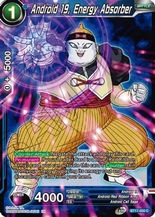 Android 19, Energy Absorber (BT17-050) - Ultimate Squad