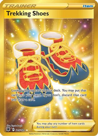 Trekking Shoes (Secret) 215/189 - Holofoil SWSH10 Astral Radiance - Secret Rare