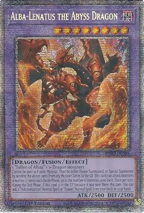 Alba-Lenatus the Abyss Dragon (Starlight Rare) (DIFO-EN035) - Dimension Force 1st Edition