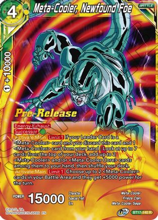 Meta-Cooler, Newfound Foe (BT17-140) - Ultimate Squad PreRelease Cards