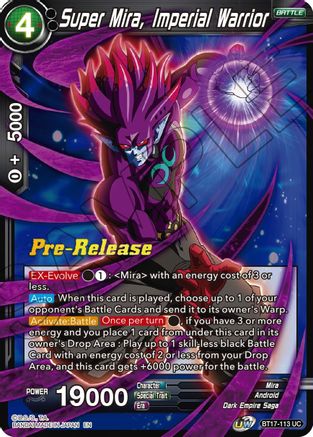 Super Mira, Imperial Warrior (BT17-113) - Ultimate Squad PreRelease Cards