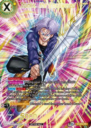 Trunks, the Empowered (Gold Stamped) (P-378) - Promotion Cards Foil
