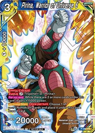 Pirina, Warrior of Universe 6 (Tournament Pack Vol. 8) (P-392) - Tournament Promotion Cards