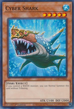Cyber Shark (LED9-EN048) - Legendary Duelists: Duels From the Deep 1st Edition