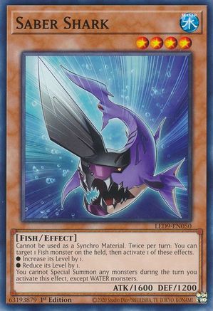 Saber Shark (LED9-EN050) - Legendary Duelists: Duels From the Deep 1st Edition