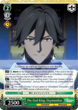 The God King, Ozymandias (FGO/S87-E034 R) - Fate/Grand Order THE MOVIE Divine Realm of the Round Table: Camelot