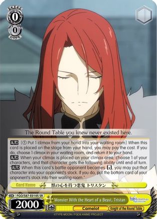 Monster With the Heart of a Beast, Tristan (SR) (FGO/S87-E010S SR) - Fate/Grand Order THE MOVIE Divine Realm of the Round Table: Camelot
