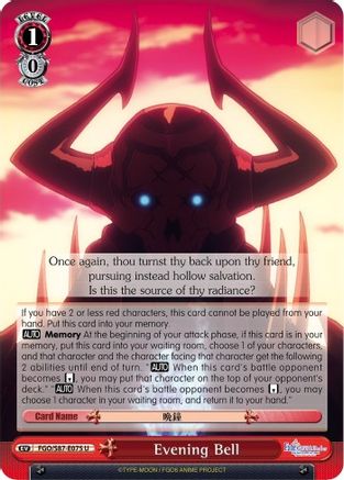 Evening Bell (FGO/S87-E075 U) - Fate/Grand Order THE MOVIE Divine Realm of the Round Table: Camelot