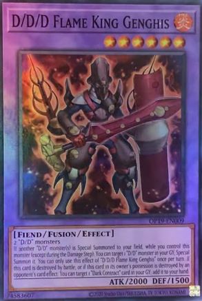 D/D/D Flame King Genghis (OP19-EN009) - OTS Tournament Pack 19 Unlimited