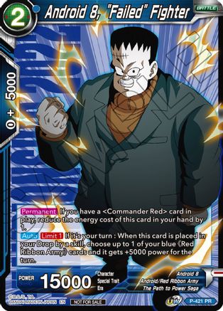 Android 8, "Failed" Fighter (Championship Pack 2022 Vol.2) (P-421) - Promotion Cards Foil