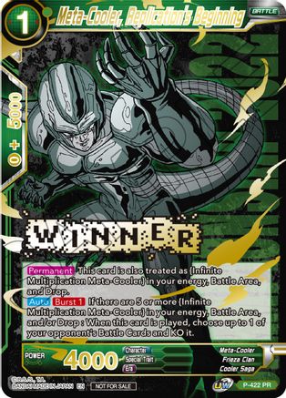 Meta-Cooler, Replication's Beginning (Championship Pack 2022 Vol.2) (Winner Gold Stamped) (P-422) - Promotion Cards Foil