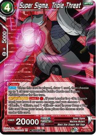 Super Sigma, Triple Threat (Championship Pack 2022 Vol.2) (P-420) - Promotion Cards Foil