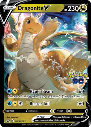 Dragonite V SWSH235 - Holofoil SWSH Sword & Shield Promo Cards - Promo