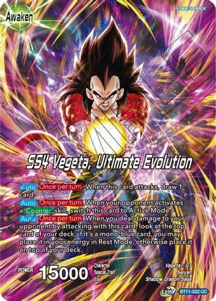 Vegeta // SS4 Vegeta, Ultimate Evolution (BT11-032) - Theme Selection History of Vegeta Foil