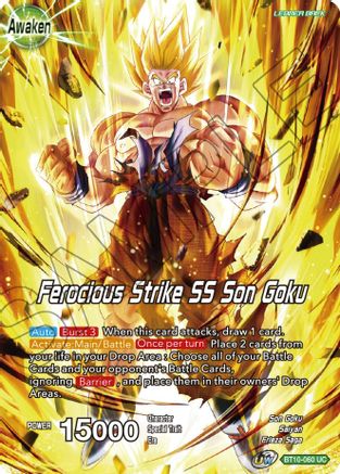 Son Goku // Ferocious Strike SS Son Goku (BT10-060) - Theme Selection History of Son Goku Foil