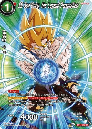 SS Son Goku, the Legend Personified (BT13-012) - Theme Selection History of Son Goku Foil