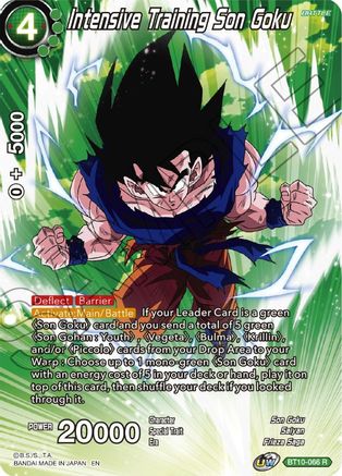 Intensive Training Son Goku (BT10-066) - Theme Selection History of Son Goku Foil