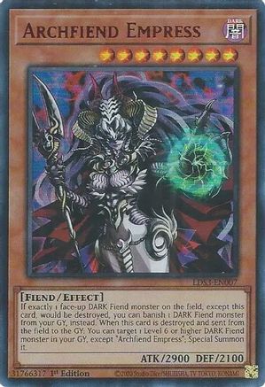 Archfiend Empress (Red) (LDS3-EN007) - Legendary Duelists: Season 3 1st Edition