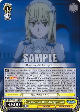 Reason for Her Strength, Ais (SR) (DDM/S88-E002S SR) - Is it Wrong to Try to Pick Up Girls in a Dungeon?