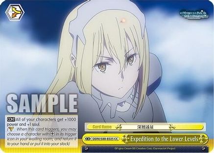 Expedition to the Lower Levels (DDM/S88-E025 CC) - Is it Wrong to Try to Pick Up Girls in a Dungeon?
