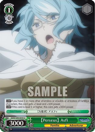 Perseus Asfi (DDM/S88-E035 U) - Is it Wrong to Try to Pick Up Girls in a Dungeon?
