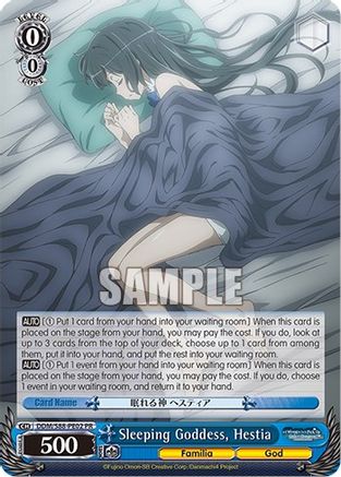 Sleeping Goddess, Hestia (DDM/S88-PE02 PR) - Is it Wrong to Try to Pick Up Girls in a Dungeon?