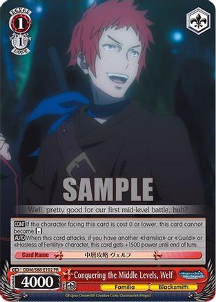 Conquering the Middle Levels, Welf (DDM/S88-E102 PR) - Is it Wrong to Try to Pick Up Girls in a Dungeon?