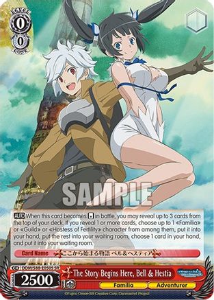 The Story Begins Here, Bell & Hestia (SR) (DDM/S88-E050S SR) - Is it Wrong to Try to Pick Up Girls in a Dungeon?