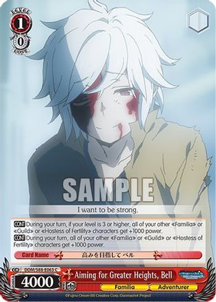 Aiming for Greater Heights, Bell (DDM/S88-E063 C) - Is it Wrong to Try to Pick Up Girls in a Dungeon?