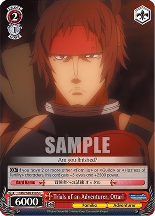 Trials of an Adventurer, Ottarl (DDM/S88-E065 C) - Is it Wrong to Try to Pick Up Girls in a Dungeon?
