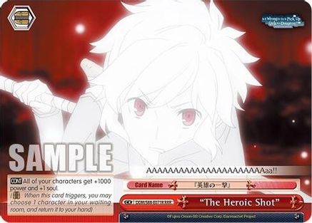 "The Heroic Shot" (RRR) (DDM/S88-E071R RRR) - Is it Wrong to Try to Pick Up Girls in a Dungeon?