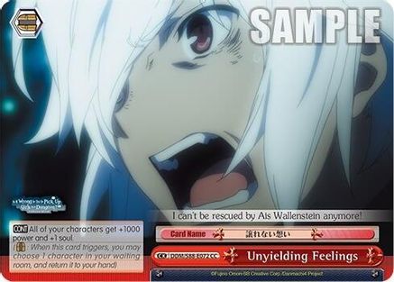 Unyielding Feelings (DDM/S88-E072 CC) - Is it Wrong to Try to Pick Up Girls in a Dungeon?