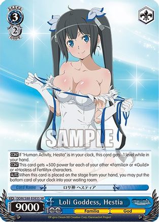 Loli Goddess, Hestia (SR) (DDM/S88-E083S SR) - Is it Wrong to Try to Pick Up Girls in a Dungeon?