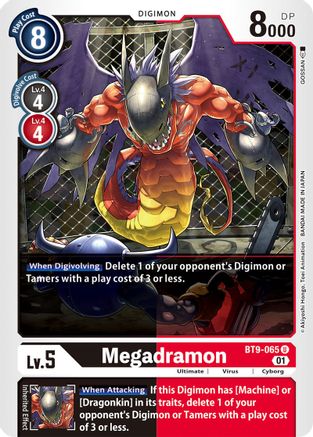 Megadramon (BT9-065) - X Record