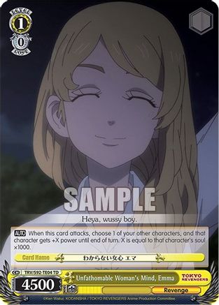 Unfathomable Woman's Mind, Emma (TRV/S92-TE04 TD) - Tokyo Revengers