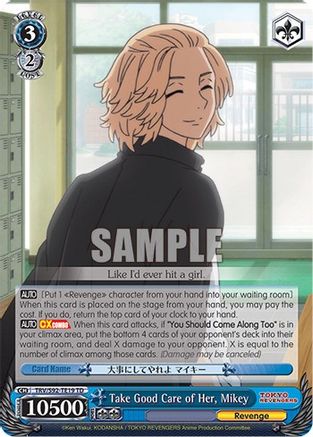 Take Good Care of Her, Mikey (TRV/S92-TE19 TD) - Tokyo Revengers