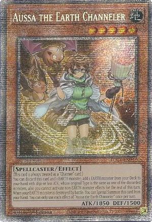 Aussa the Earth Channeler (Starlight Rare) (POTE-EN032) - Power of the Elements Unlimited