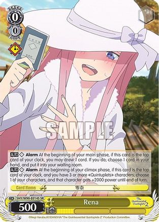 Rena (SR) (5HY/W90-E014S SR) - The Quintessential Quintuplets 2