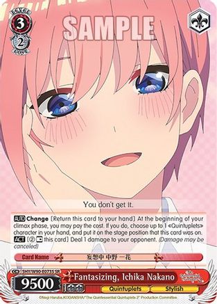 Fantasizing, Ichika Nakano (SR) (5HY/W90-E073S SR) - The Quintessential Quintuplets 2