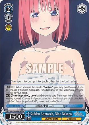 Sudden Approach, Nino Nakano (5HY/W90-E089 U) - The Quintessential Quintuplets 2