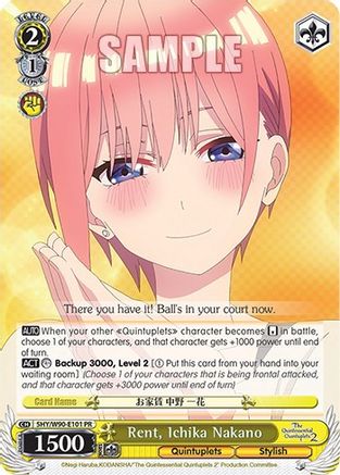 Rent, Ichika Nakano (5HY/W90-E101 PR) - The Quintessential Quintuplets 2
