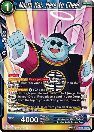 North Kai, Here to Cheer (BT18-039) - Dawn of the ZLegends Foil