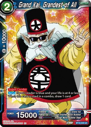 Grand Kai, Grandest of All (BT18-049) - Dawn of the ZLegends