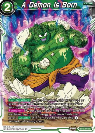A Demon Is Born (BT18-088) - Dawn of the ZLegends Foil