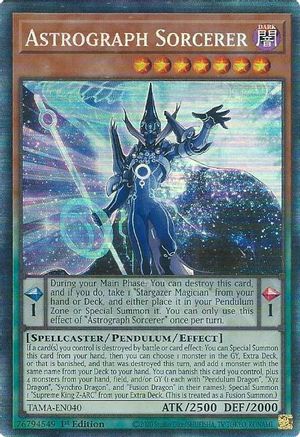 Astrograph Sorcerer (CR) (TAMA-EN040) - Tactical Masters 1st Edition