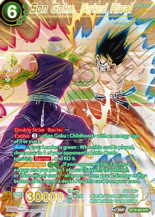 Son Goku, Fated Rival (SPR) (BT18-069) - Dawn of the ZLegends Foil